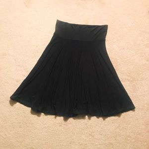 MAX STUDIO Spandex Black Skirt
